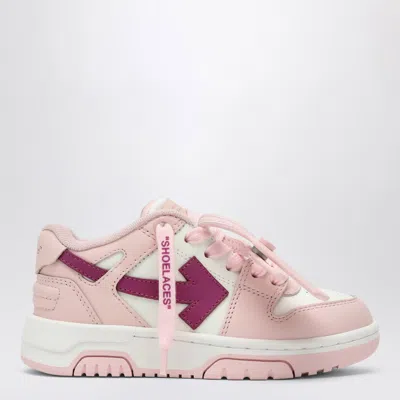 Off-white Kids' Pink/fuchsia Out Of Office Sneakers
