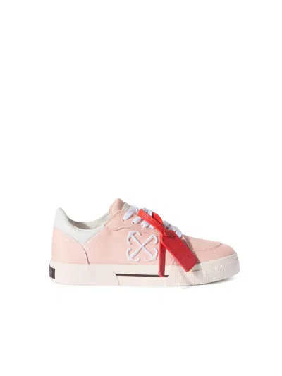 Off-white Pink/white Canvas Vulcanized