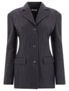 Off-white Off White Pinstriped Blazer