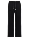 Off-white Diag-stripe Embroidered Track Pants In White/black