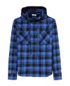 Off-white Plaid Check-pattern Flannel Overshirt In Multi