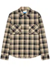 Off-white Off White Check Flannel Shirt In Multicolor
