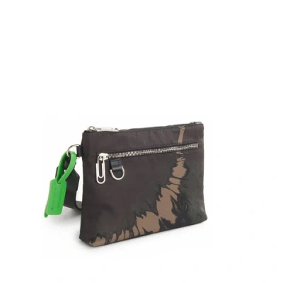 Off-white Printed Clutch In Multicolour