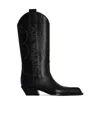 Off-white Meteor Cowboy Pointed Toe Boots In Black