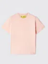 Off-white Logo Cotton Jersey T-shirt In Pink