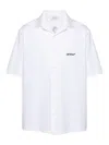 OFF-WHITE WHITE POPLIN POLO