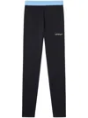 Off-white Stretchy Polyester Blend Trousers