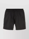 OFF-WHITE POLYESTER SHORTS WITH SIDE SLITS AND POCKETS