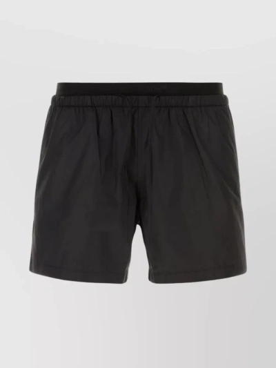 Off-white Plain Swimming Shorts In Black
