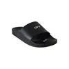 Off-white Pool Slide Rubber Sandals Black In Black
