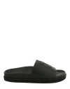 OFF-WHITE OFF-WHITE POOL TIME SLIDER MAN SANDALS BLACK SIZE 9 LEATHER