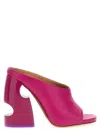 Off-white Pop Bulky Sandals Fuchsia In Purple