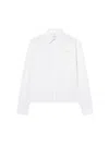 Off-white White Regular Logo Patch Shirt In White