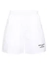 Off-white Popeline Shorts Trousers White