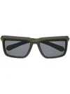 Off-white Portland Square-frame Sunglasses In Green
