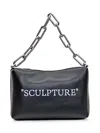 Off-white Pouch With Inscription In Black