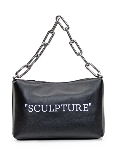 Off-white Pouch With Inscription In Black