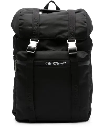 Off-white Printed Backpack In Black