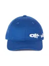 Off-white Printed Cap In Blue