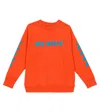 Off-white Printed Cotton Jersey Sweatshirt In Red Blue