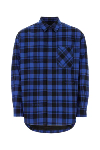 OFF-WHITE PRINTED COTTON SHIRT