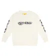 Off-white Printed Cotton Sweatshirt In Off White Black