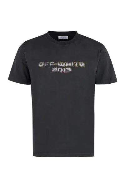 OFF-WHITE OFF-WHITE PRINTED COTTON T-SHIRT