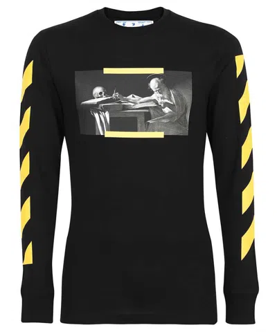 OFF-WHITE OFF-WHITE PRINTED COTTON T-SHIRT
