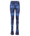 Off-white Printed Leggings In Blue