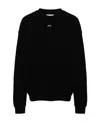 Off-white Logo Printed Crewneck Sweatshirt In Black