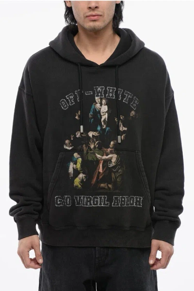 OFF-WHITE PRINTED MARY SKATE HOODIE