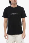 Off-white Printed Number Slim-fit T-shirt In Black