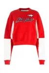 Off-white Printed Pullover In Red
