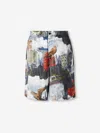 Off-white All-over Printed Bermuda Shorts In Blue