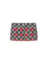 Off-white Printed Star Denim Skirt In Multi