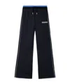 Off-white Printed Straight Track Pants In Black