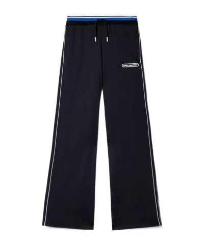 Off-white Printed Straight Track Pants In Black
