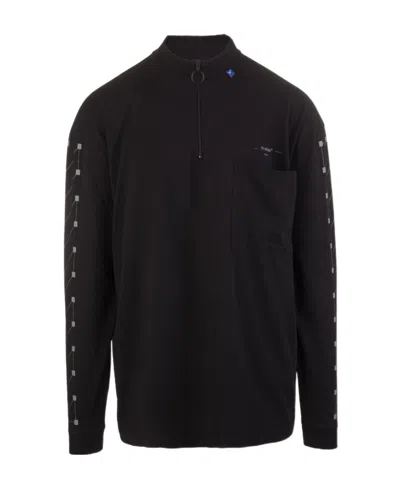 Off-white Printed Sweater In Black