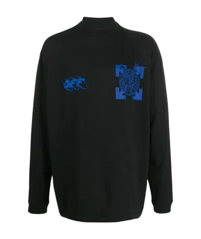 Off-white Printed Sweater In Black