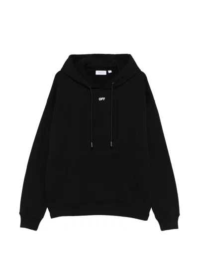 Off-white Printed Sweatshirt In Black