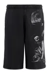 Off-white Off White™ Black Bermuda Shorts S.matthew In Black