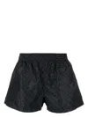 Off-white Swimming Trunks With All-over Logo