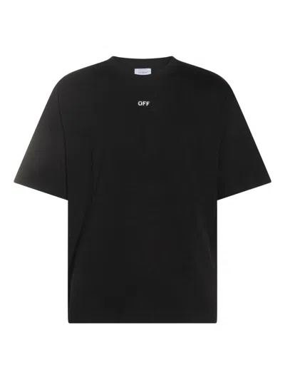 Off-white Arrow Motif T-shirt In Black