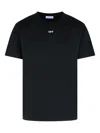 Off-white Black T-shirt With Arrow Print In Black