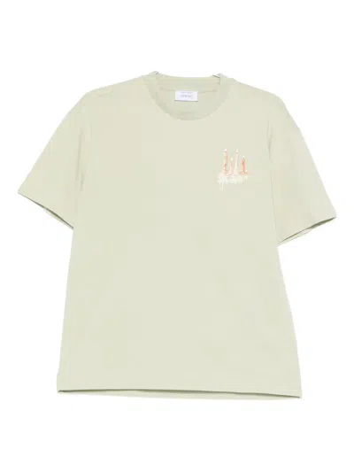 Off-white Printed T-shirt In Gray