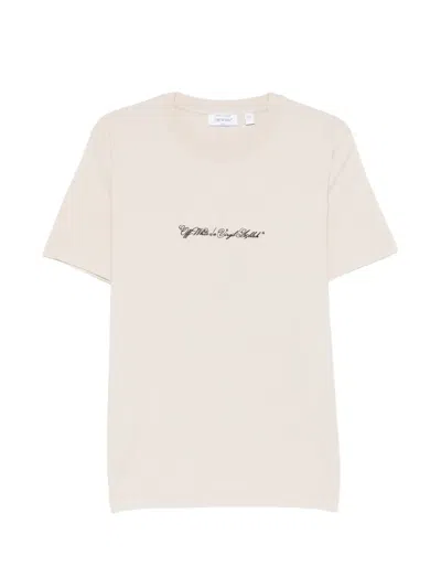 Off-white Printed T-shirt In Neutral