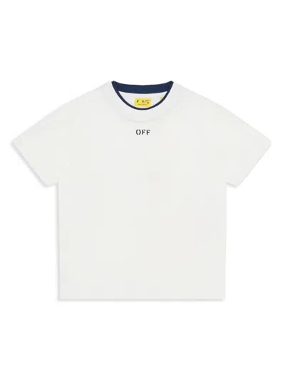 Off-white Kids' Printed T-shirt In White