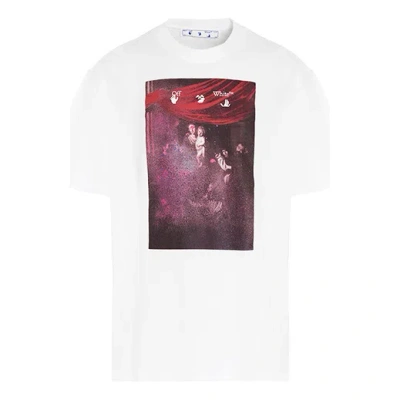 OFF-WHITE OFF-WHITE PRINTING SOLID COLOR SHORT SLEEVE WHITE