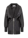 Off-white Off White Puff Dress In Black