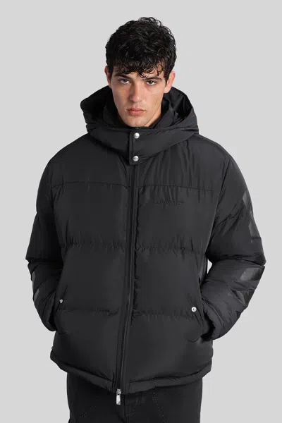 OFF-WHITE PUFFER IN BLACK POLYESTER